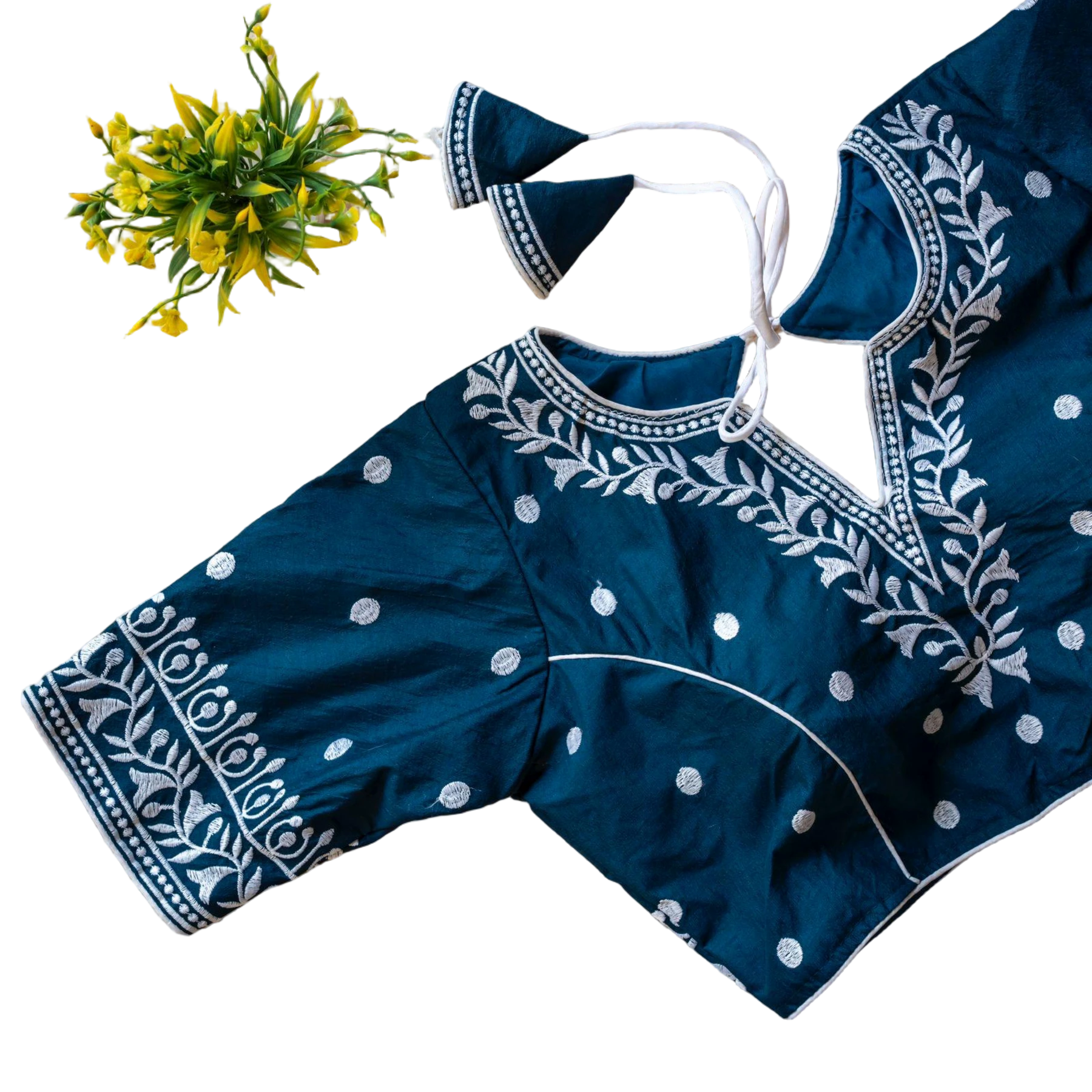 TRENDY RUMALI SILK BLOUSE