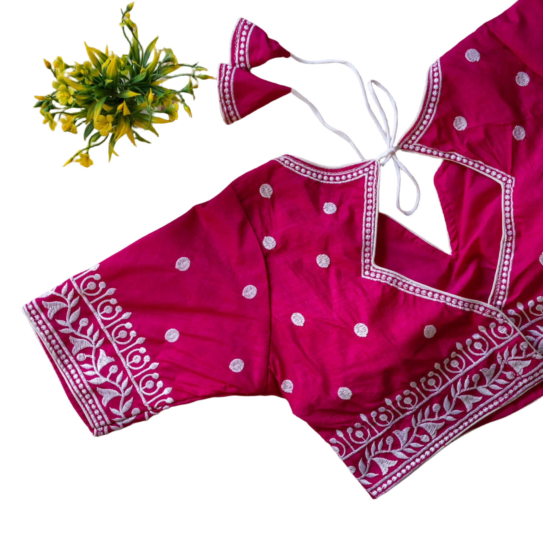 TRENDY RUMALI SILK BLOUSE