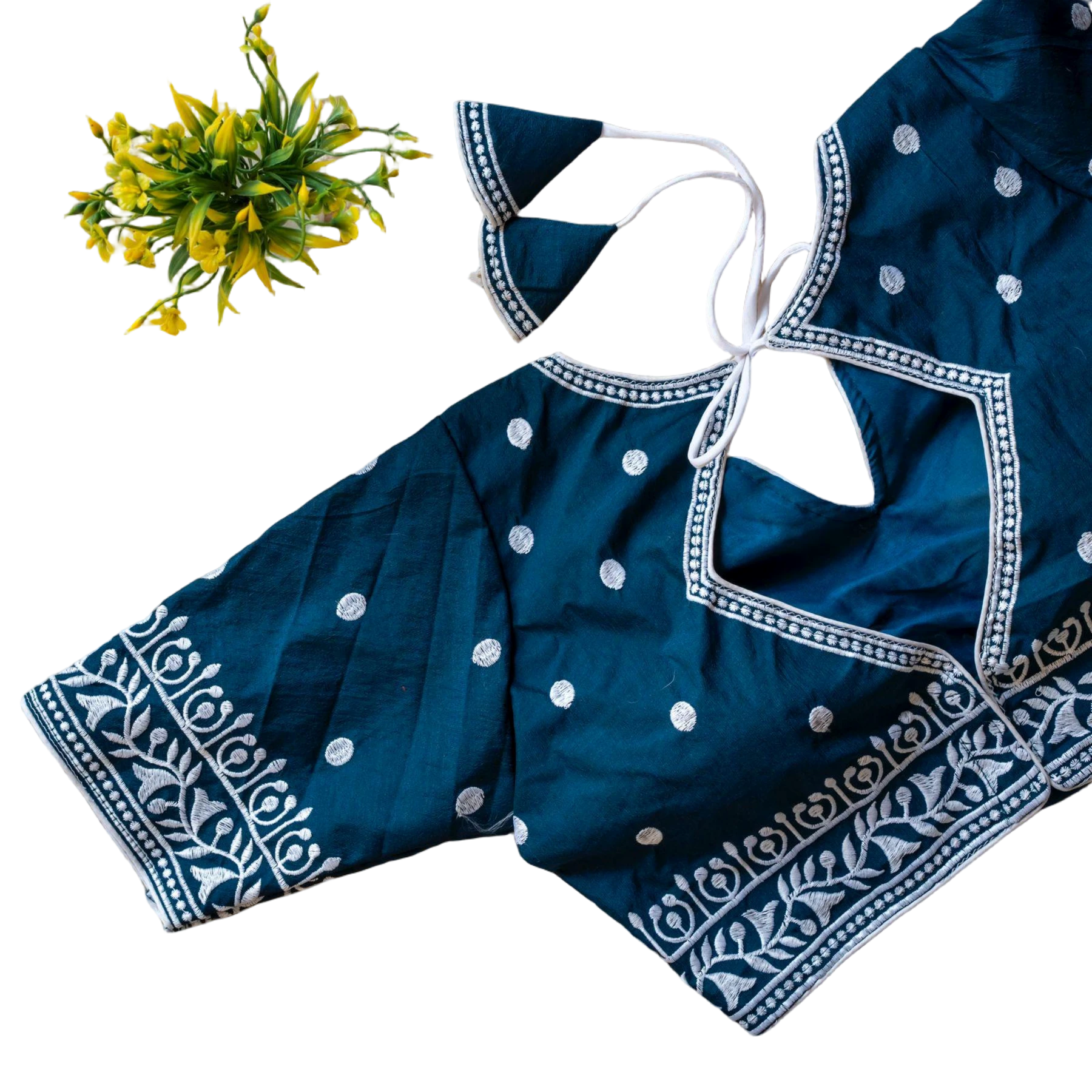 TRENDY RUMALI SILK BLOUSE