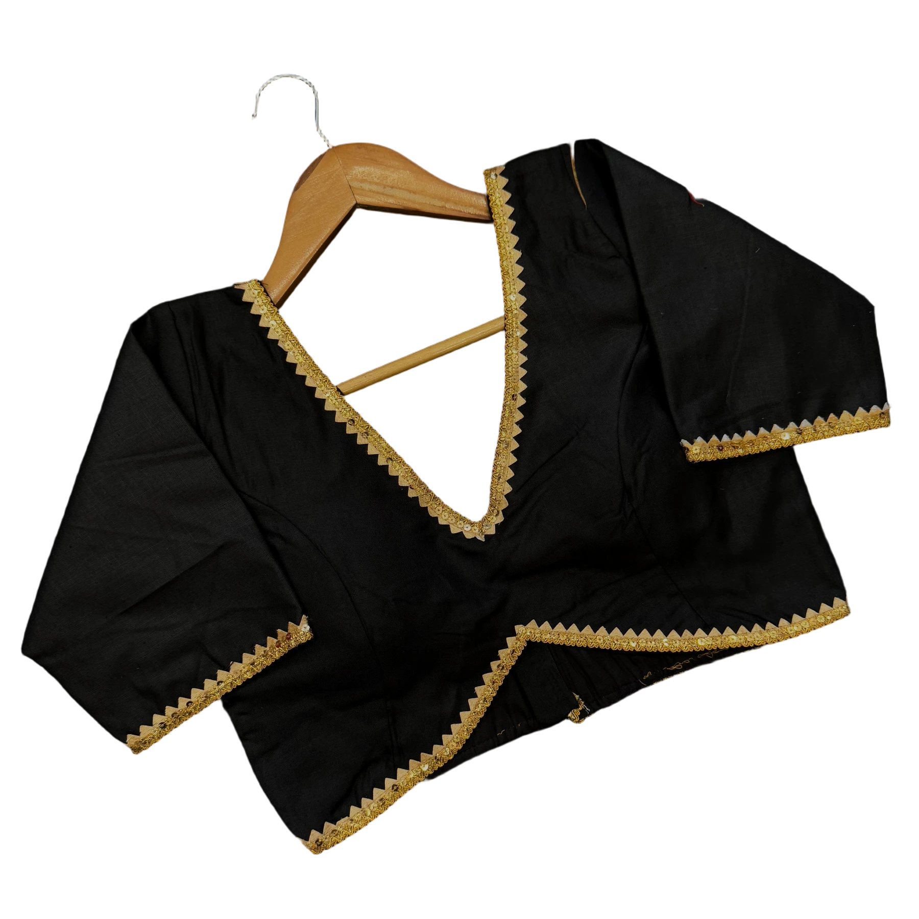 TRENDY PLAIN COTTON BLOUSE