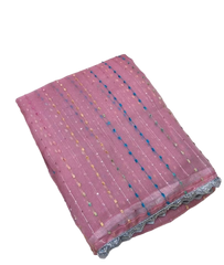 JUTE ORGANZA WITH SEQUENCE WORK SAREE