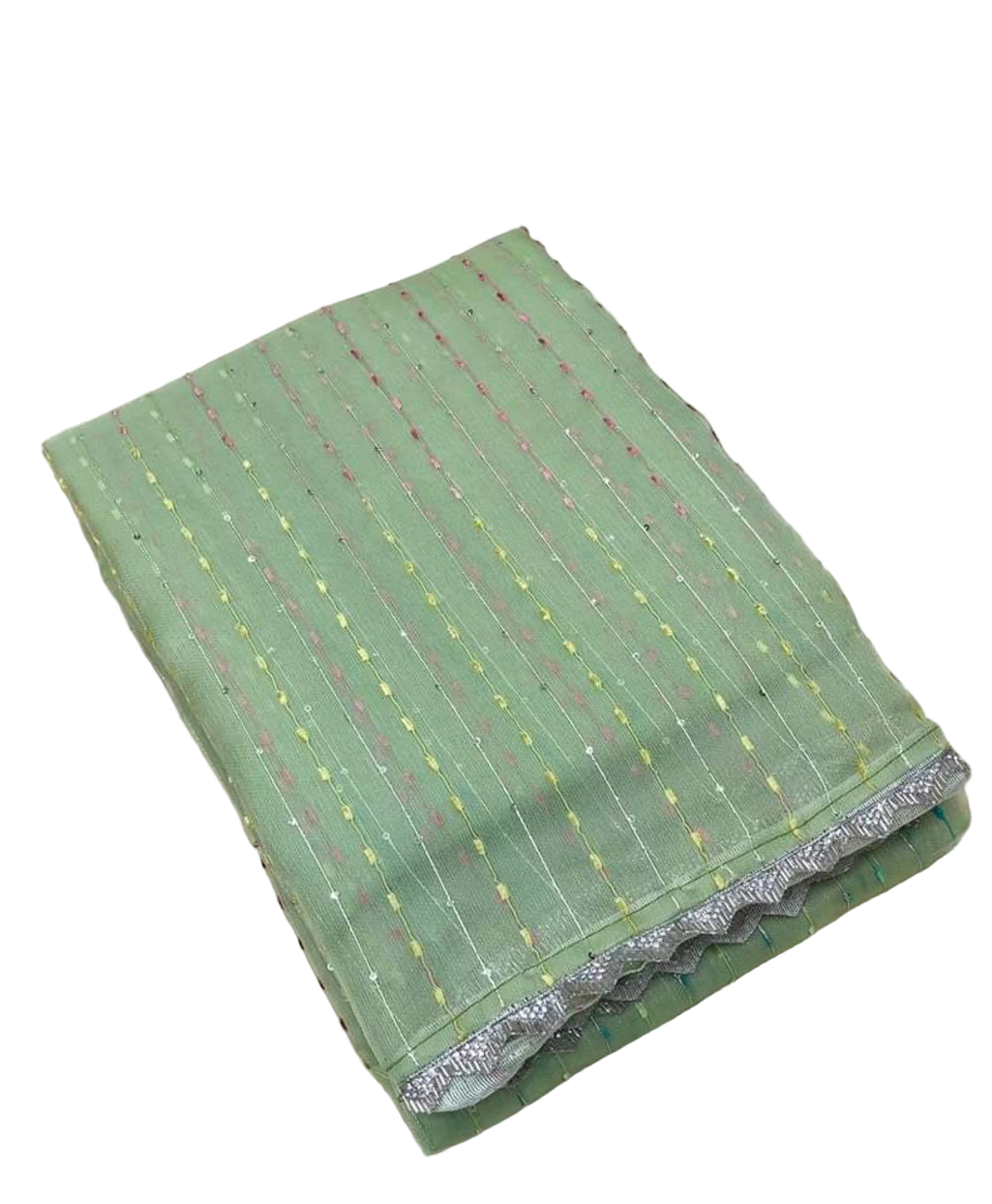 JUTE ORGANZA WITH SEQUENCE WORK SAREE