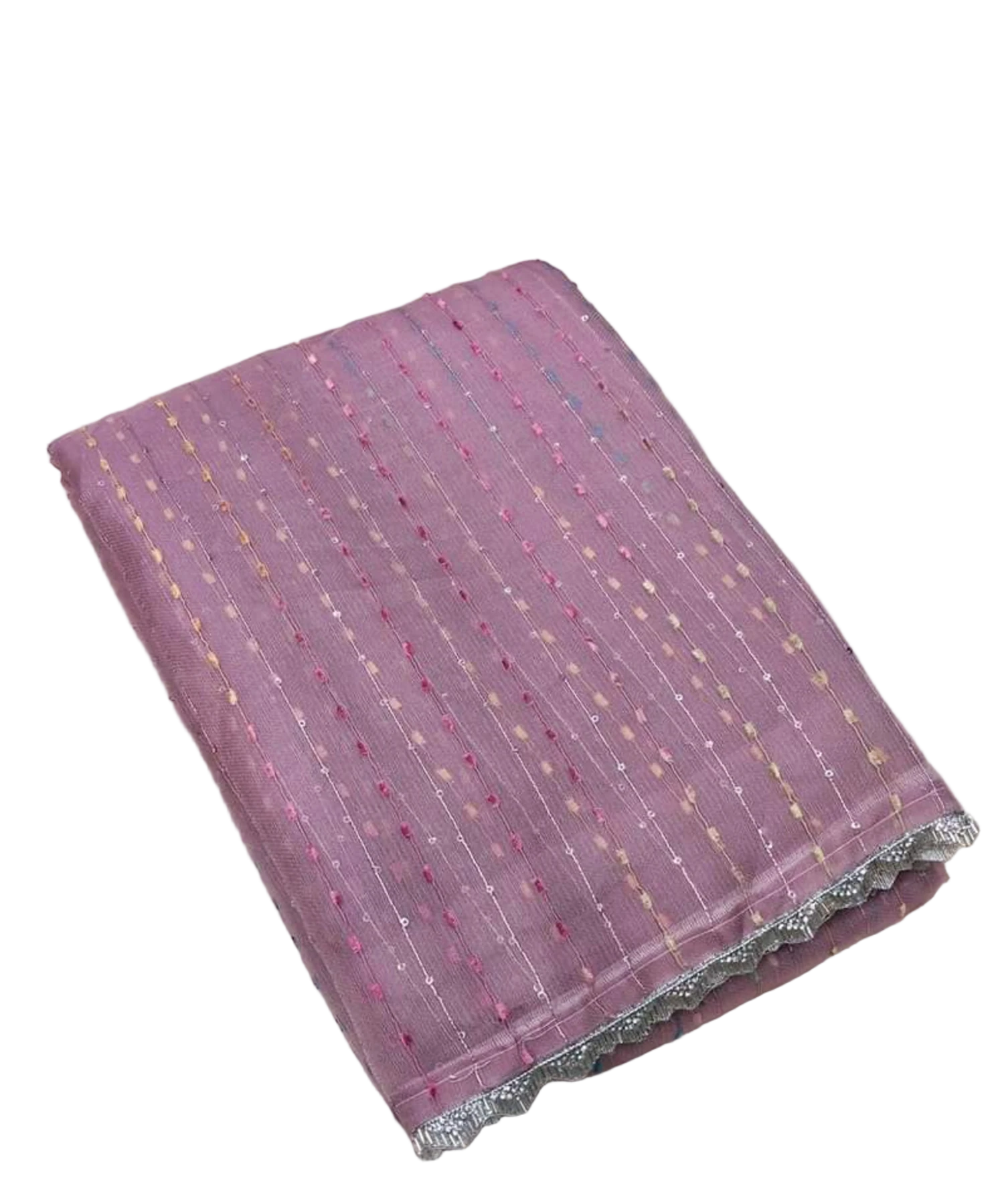 JUTE ORGANZA WITH SEQUENCE WORK SAREE