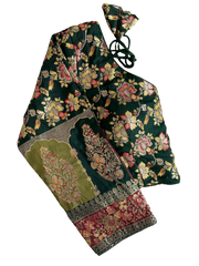 PURE DOLA SILK MULTI COLOUR WEAVING BLOUSE