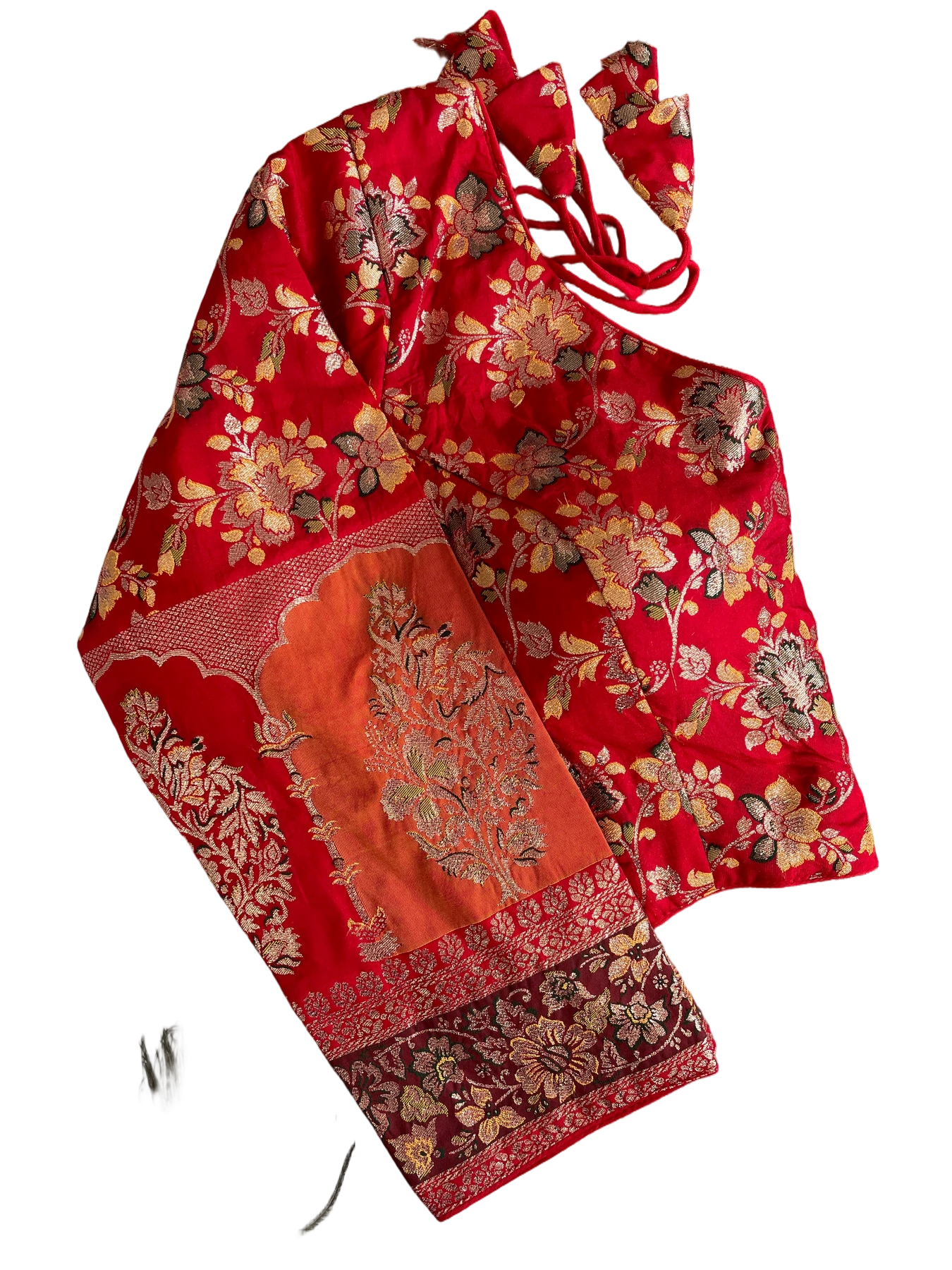 PURE DOLA SILK MULTI COLOUR WEAVING BLOUSE