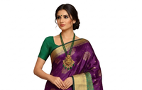 Emerald Varnika Temple Beaded Set