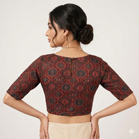 Rustika Mandala Stretch Readymade Non-Padded Blouse