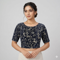 Noir Garden Flex Stretch Non-Padded Blous