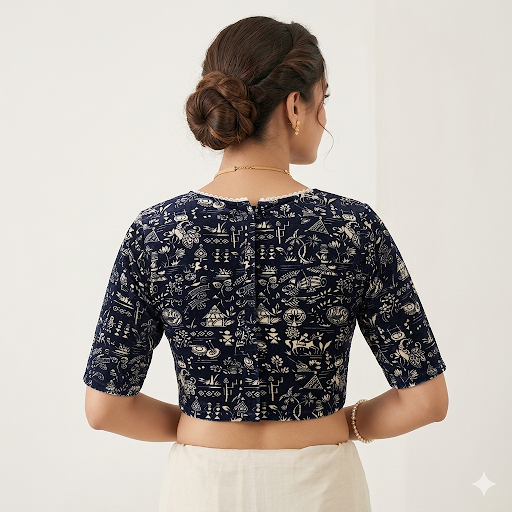 Noir Garden Flex Stretch Non-Padded Blous