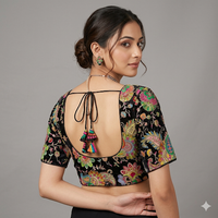 Embroidery Kalamkari Padded Readymade Blouse