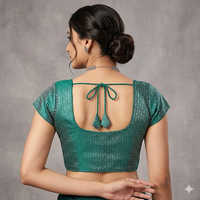 Elegance Dori-Tie Padded  Redaymade Blouse