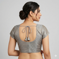 Elegance Dori-Tie Padded  Redaymade Blouse