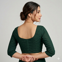 Midnight Loom Stretch Blouse