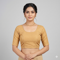 Midnight Loom Stretch Blouse