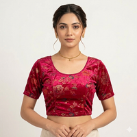 Midnight Loom Stretch Blouse