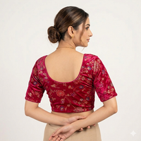 Midnight Loom Stretch Blouse