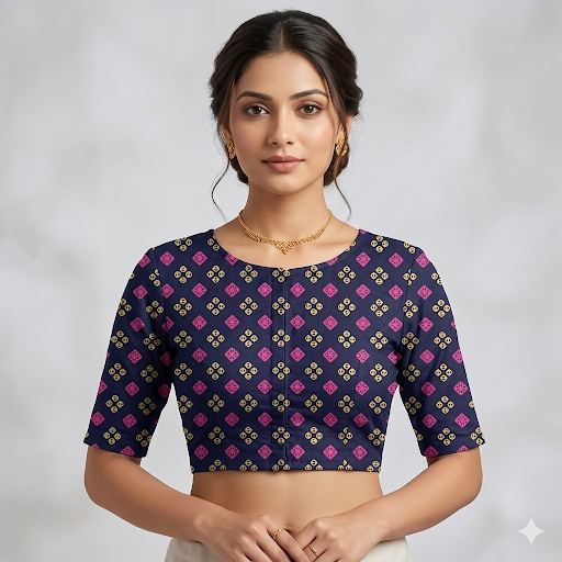 Neelika Motif Unstitched Blouse Piece