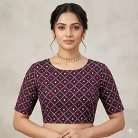 Neelika Bandhej Soft Unstitched Blouse Piece