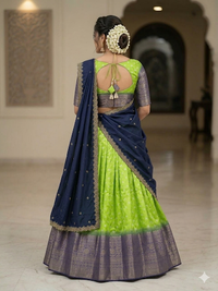 Neelima Bandhej Lehenga Set