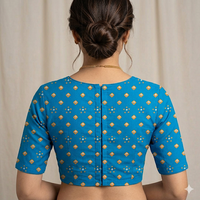 Neel Bandhani Bloom Unstitched Blouse Piece