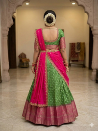 Harini Bandhej Lehenga Set