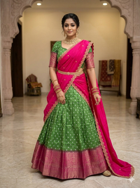 Harini Bandhej Lehenga Set