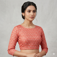 Rustika Trellis Unstitched Blouse Piece
