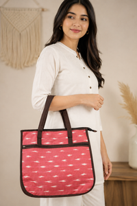 Quilted Fabric Tote Bag