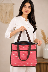 Quilted Fabric Tote Bag