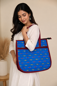 Quilted Fabric Tote Bag