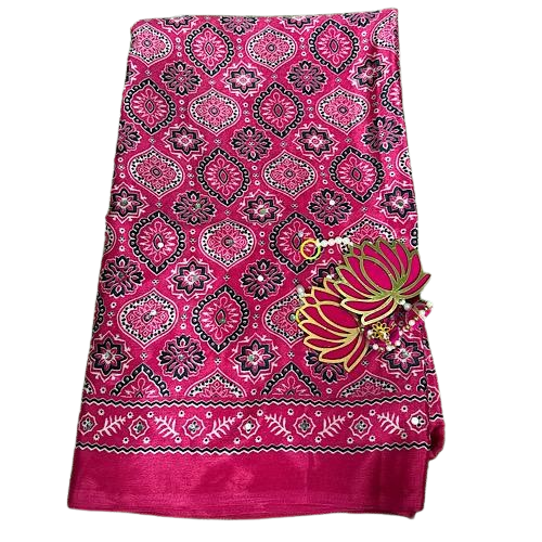 Ajrakh Print Saree
