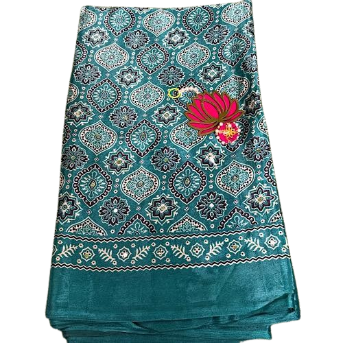 Ajrakh Print Saree