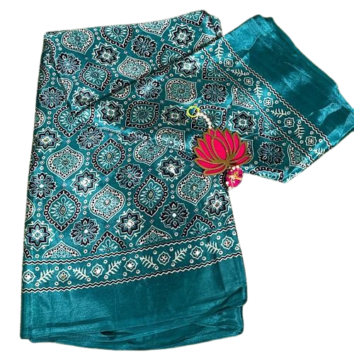 Ajrakh Print Saree