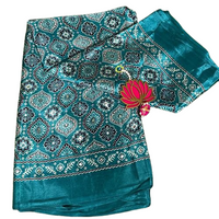 Ajrakh Print Saree