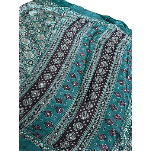 Ajrakh Print Saree