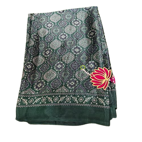 Ajrakh Print Saree