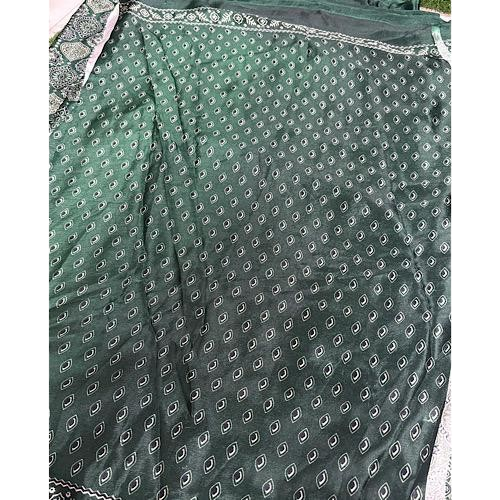 Ajrakh Print Saree
