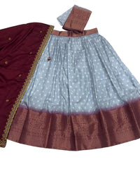 Neelam Maroon Grace Lehenga Set