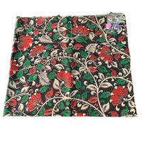 Floral Kalamkari Unstitched Blouse Piece