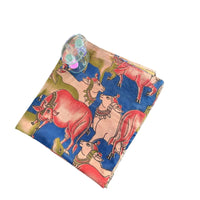 Nandi Kalamkari Unstitched Blouse Piece