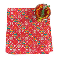 Sindhoor Bloom Ethnic Unstitched  Blouse Piece