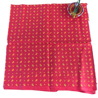 Kumkum Leaf Unistitched Blouse Piece