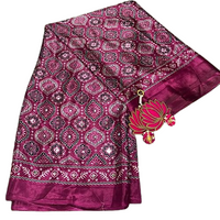 Ajrakh Print Saree