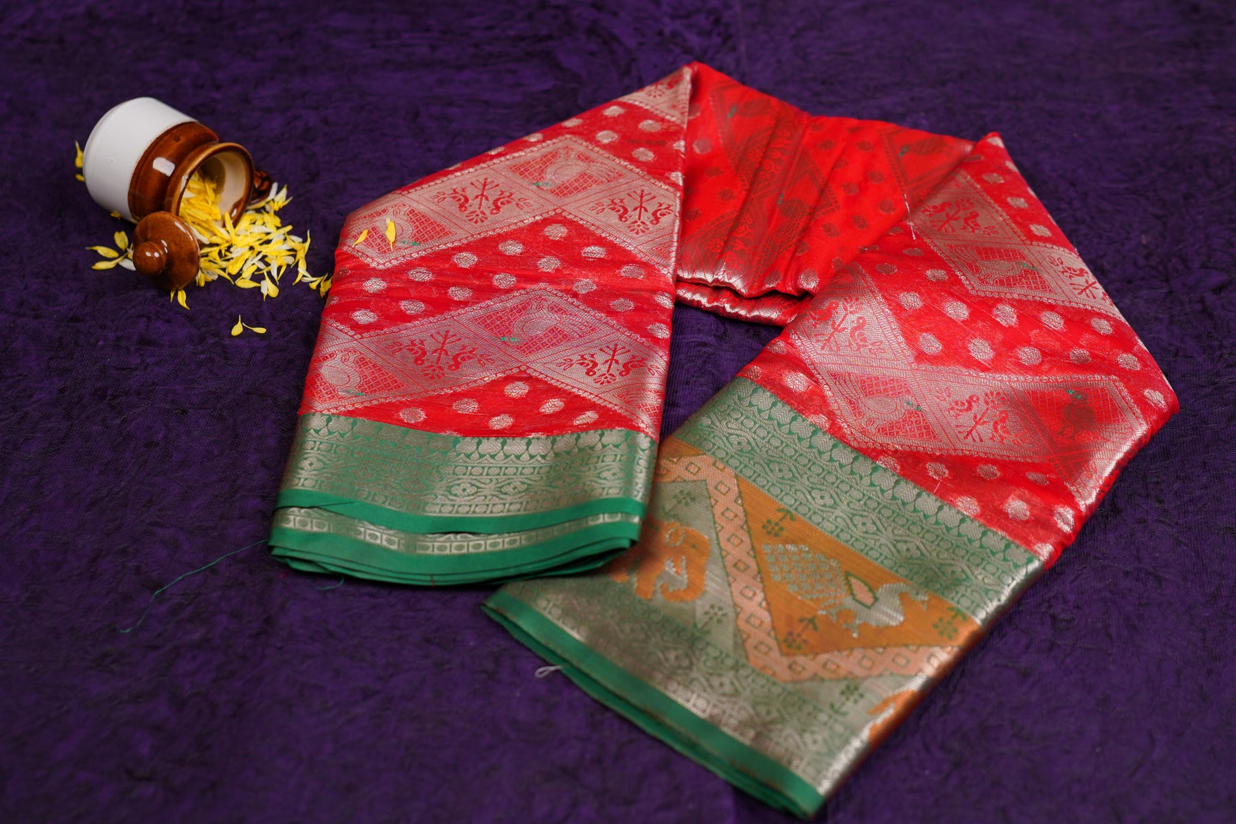 Fancy pattu sarees