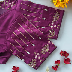 MAKHMAL SILK CLASSY WOMEN'S BLOUSE