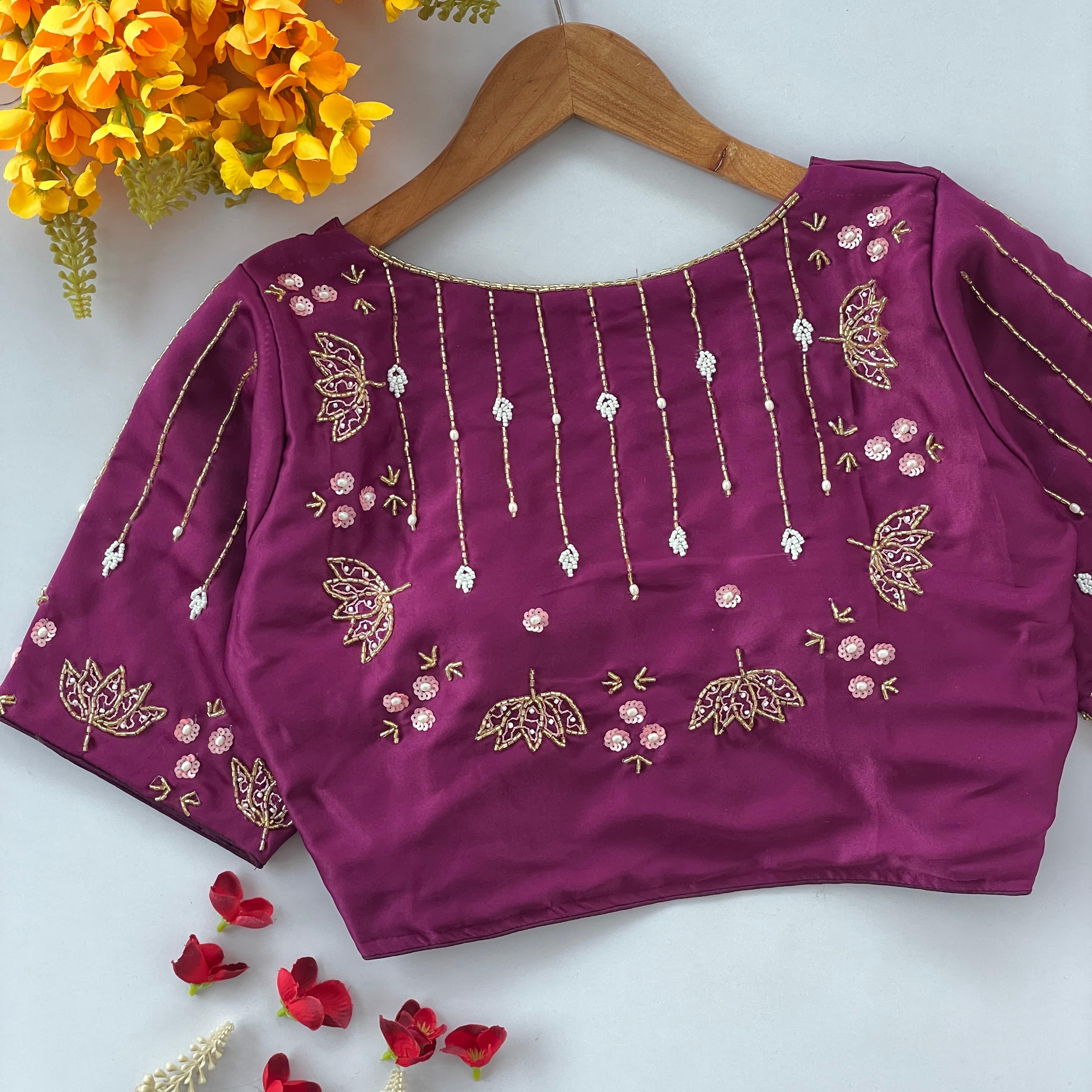 MAKHMAL SILK CLASSY WOMEN'S BLOUSE