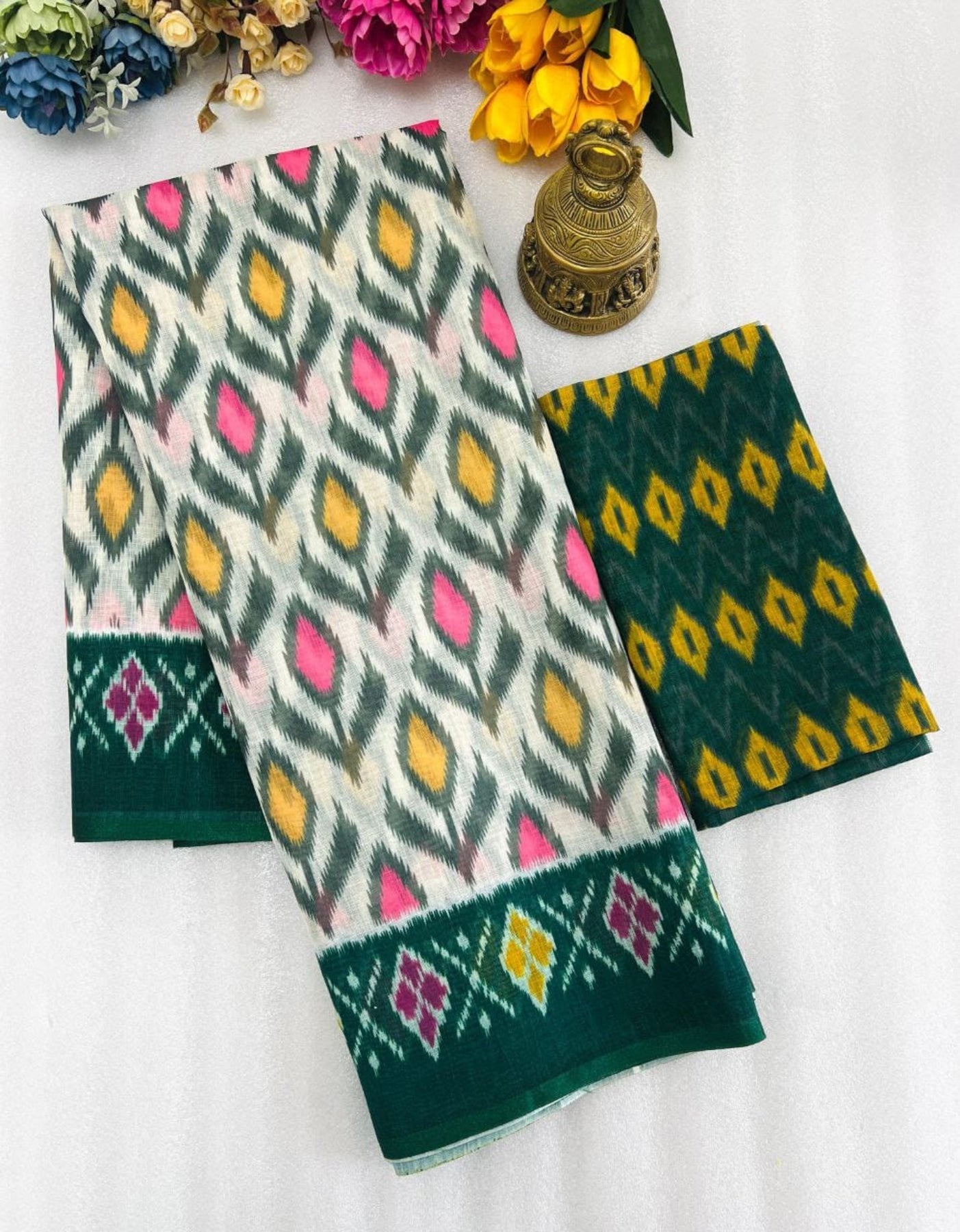 LENIN DIGITAL PRINTED SAREE