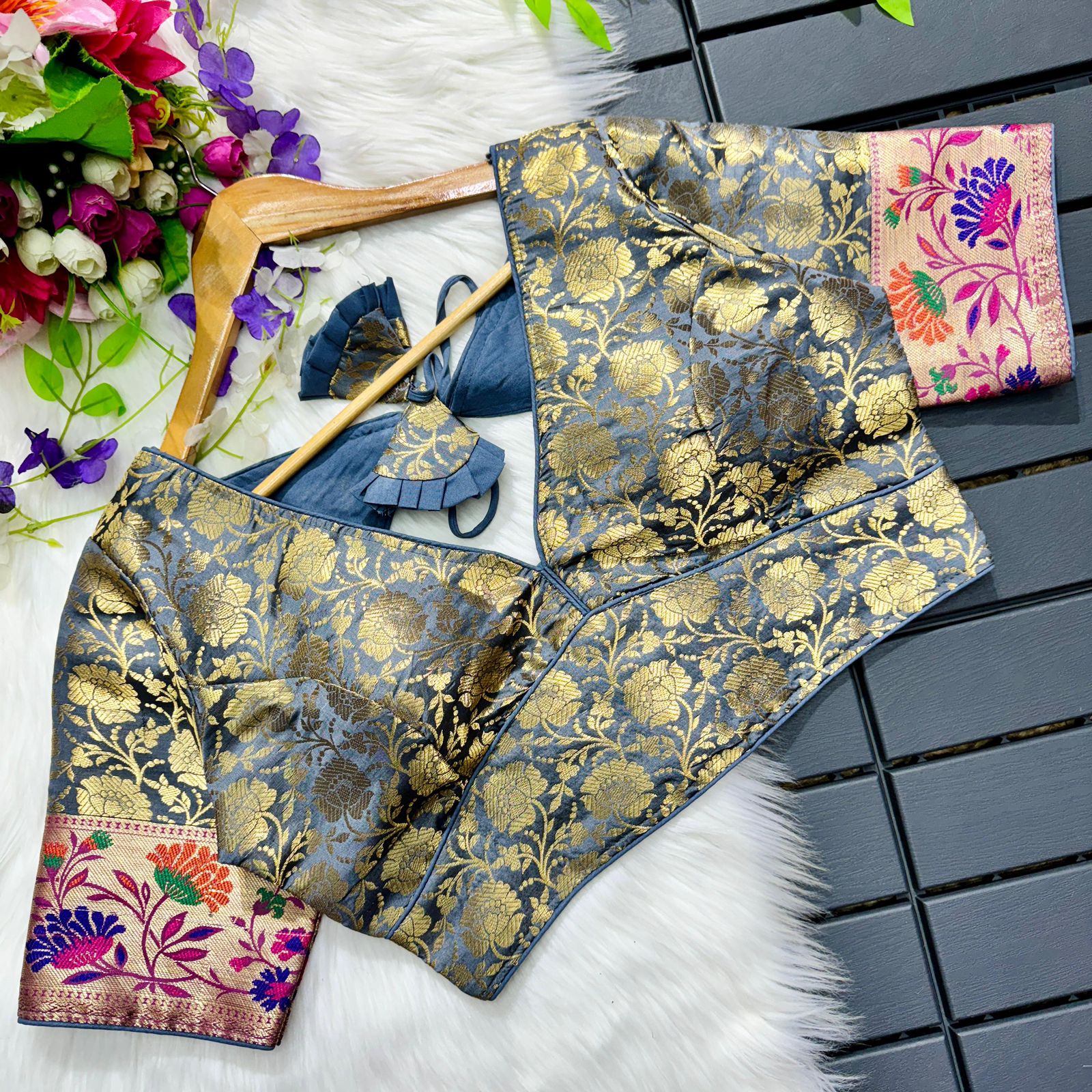 PURE PAITHANI FESTIVAL WEAR BLOUSE'S
