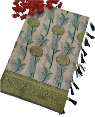 KORA FULL WEAVING SAREE