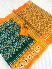 LINEN DIGITAL PRINT SAREE